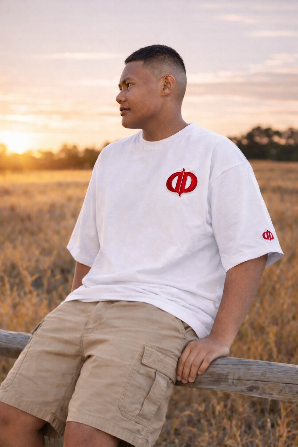 Diedie Premium Oversized Heavyweight Tee - White (In stock)