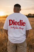 Diedie Premium Oversized Heavyweight Tee - White (In stock)